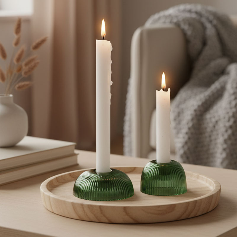 JELLY • Set de 2 Bougeoirs en Verre – Image 3