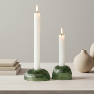 JELLY • Set de 2 Bougeoirs en Verre