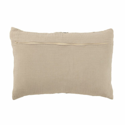 NICE • Coussin rayé beige et noir – Image 2