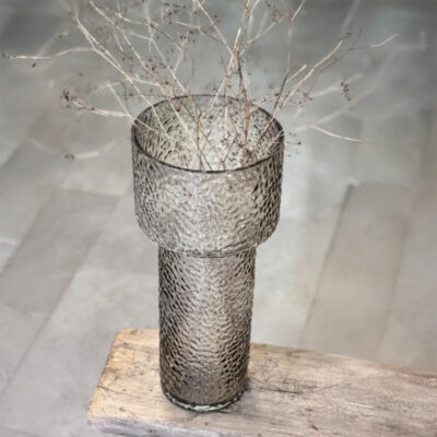 NAKA XL •Vase en Verre Martelé – Image 3