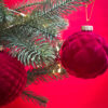 FLUFF • Set de 6 Boules de Noël Rouges (2x2x2) – Image 2