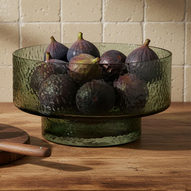 AYA • Plat en Verre Martelé Vert – Image 4