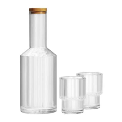 STRIPE • Carafe et verres