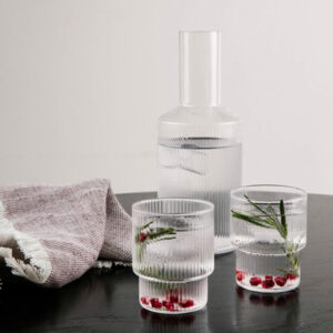 STRIPE • Carafe et verres