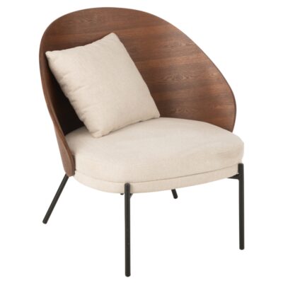 RANGO • Fauteuil Lounge Brun