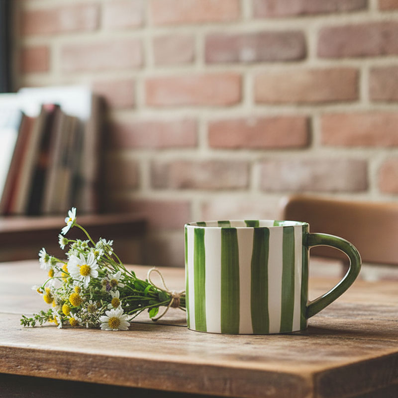 BOMBA • Tasse Rayée Verte – Image 4