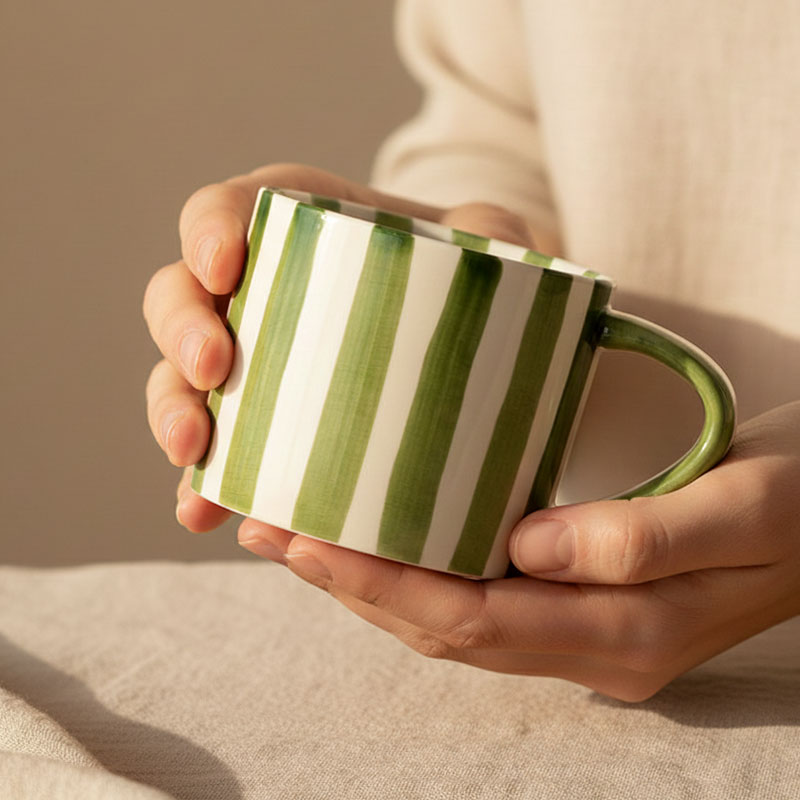 BOMBA • Tasse Rayée Verte – Image 2