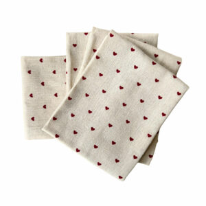 LOVA • Set de 4 Serviettes en Tissu