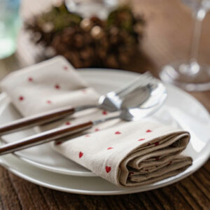 LOVA • Set de 4 Serviettes en Tissu