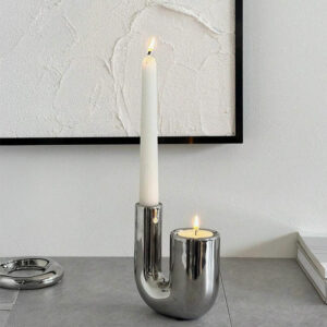 URSULA • Petit Bougeoir Chromé