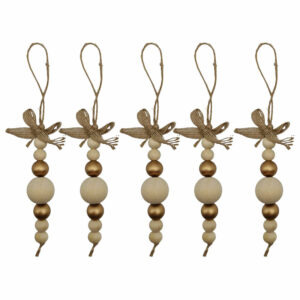 VIXEN • Set de 5 Décorations de Noël en bois