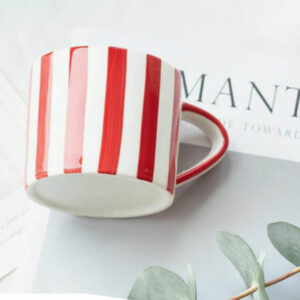 BOMBA • Tasse Rayée Rouge