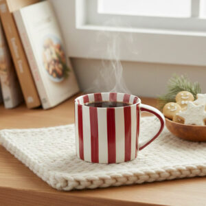 BOMBA • Tasse Rayée Rouge