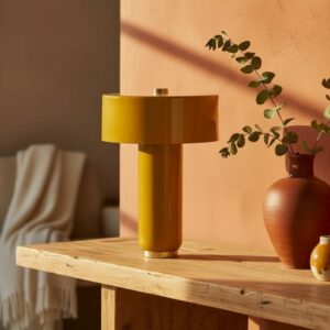 MILA • Lampe À Poser Moutarde