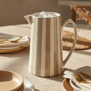 CAPRI • Carafe À Rayures Beige