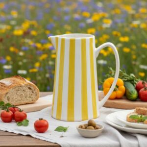 CAPRI • Carafe À Rayures Jaune