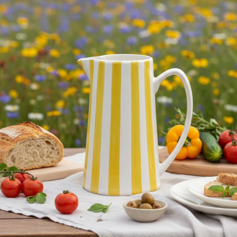 CAPRI • Carafe À Rayures Jaune – Image 2