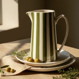 CAPRI • Carafe À Rayures Kaki