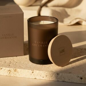 LIA • Bougie parfumée – Vanille Gourmande (38h)