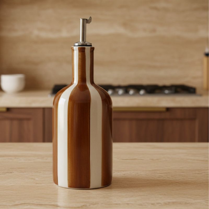 NAPOLI • Huilier À Rayures Brun – Image 4