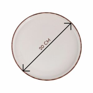 MICASA M • Assiette à dessert en céramique beige