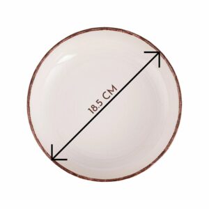 MICASA S • Assiette creuse en céramique beige