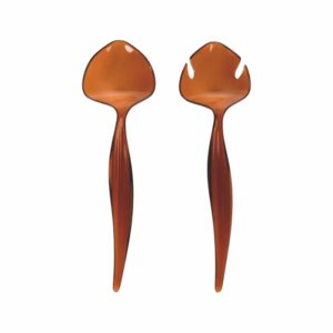 DENISE • Couverts à salade bruns