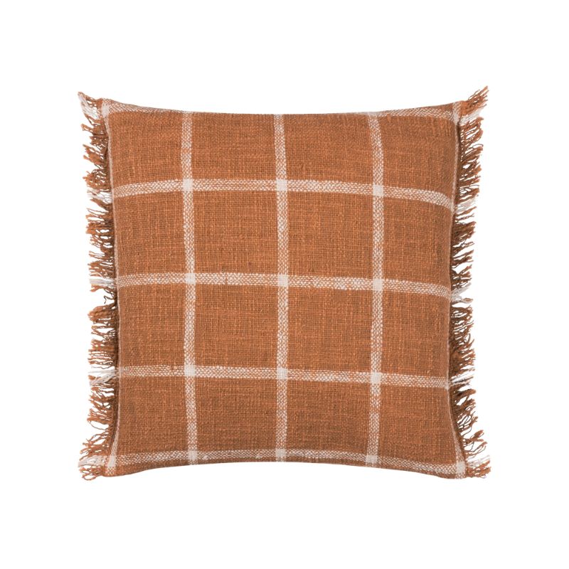 BALTO • Housse de coussin Terracotta