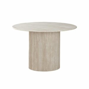 VALTO • Table Ronde en Travertin 120cm