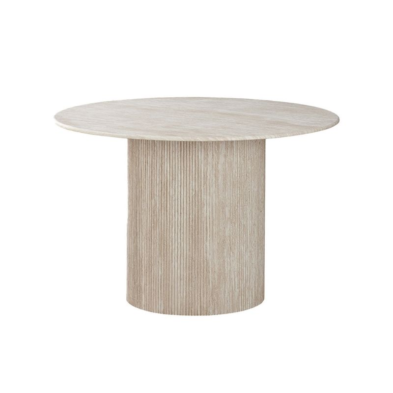 VALTO • Table Ronde en Travertin 120cm