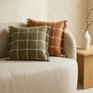 BALTO • Housse de coussin Terracotta