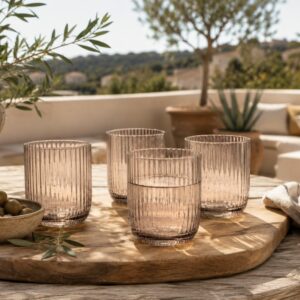 JESS • Verre à Eau Ambre