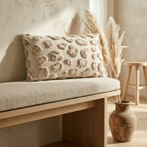 LEO • Coussin à motif léopard