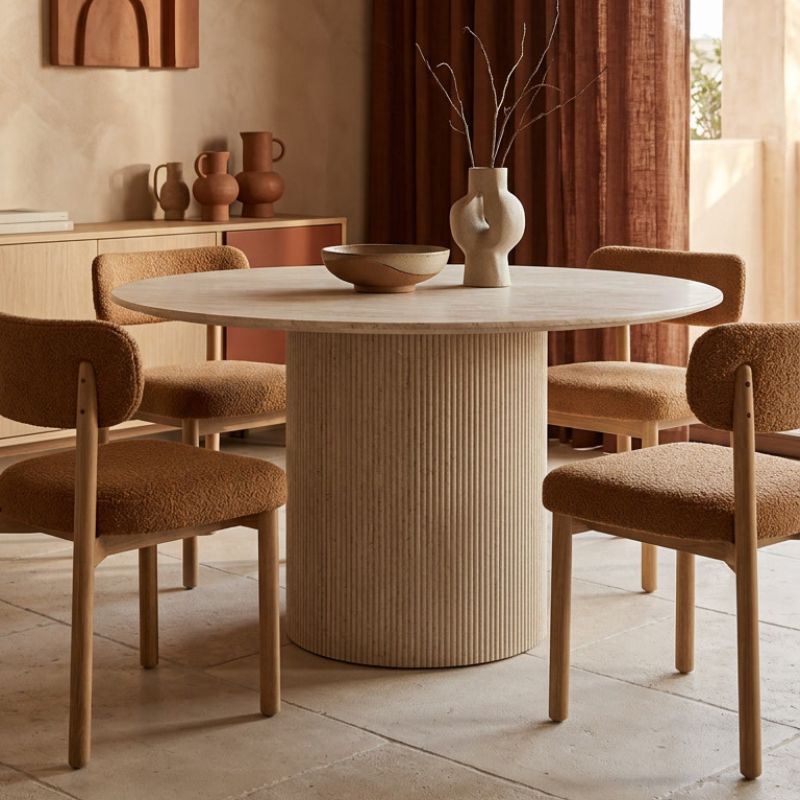 VALTO • Table Ronde en Travertin 120cm – Image 3