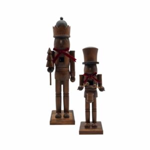 BOULY • Set de 2 Figurines Casse-Noisette (40/25cm)