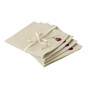 CHATEL • Set de 4 Serviettes de Noël