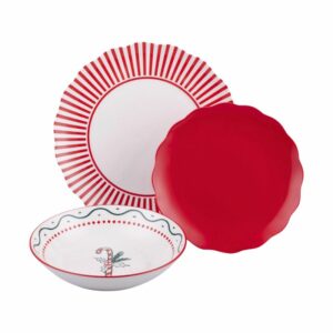 FALALA • Vaisselle de Noël 18 pièces